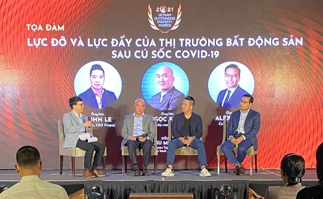 Tọa đàm tại Lễ Vinh danh Bất động sản tiêu biểu năm 2021